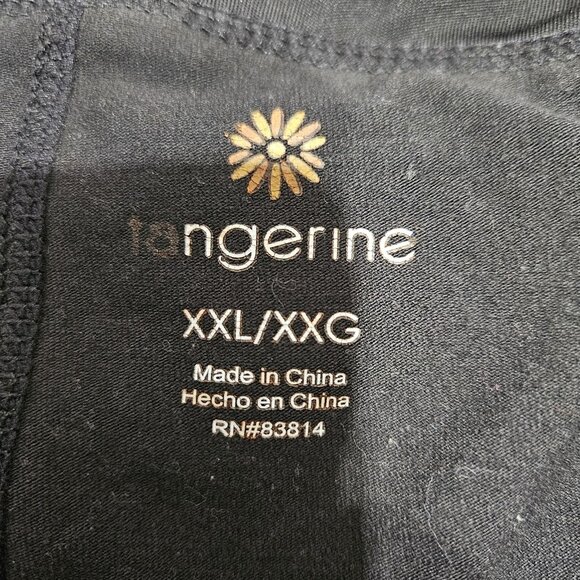 Tangerine Skirt Womens 2XL Black Athletic Activewear Tennis Golf Skort Pockets - Picture 9 of 12